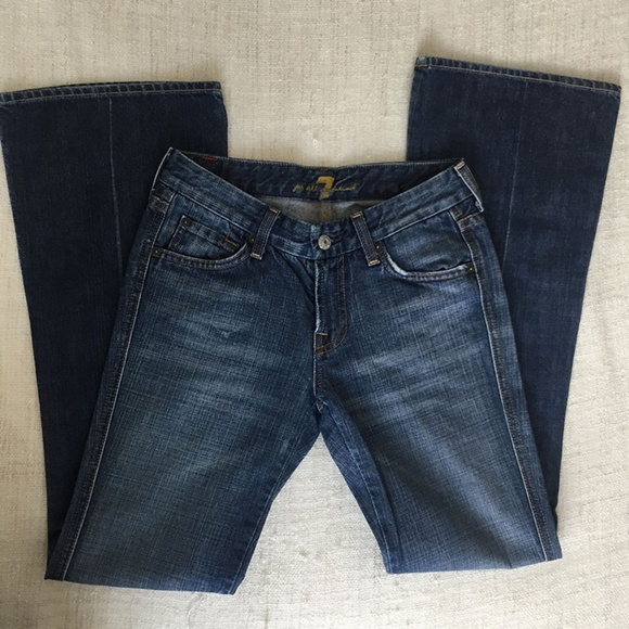 7 For All Mankind "A" Pocket Boot Cut Jeans - Picture 4 of 5